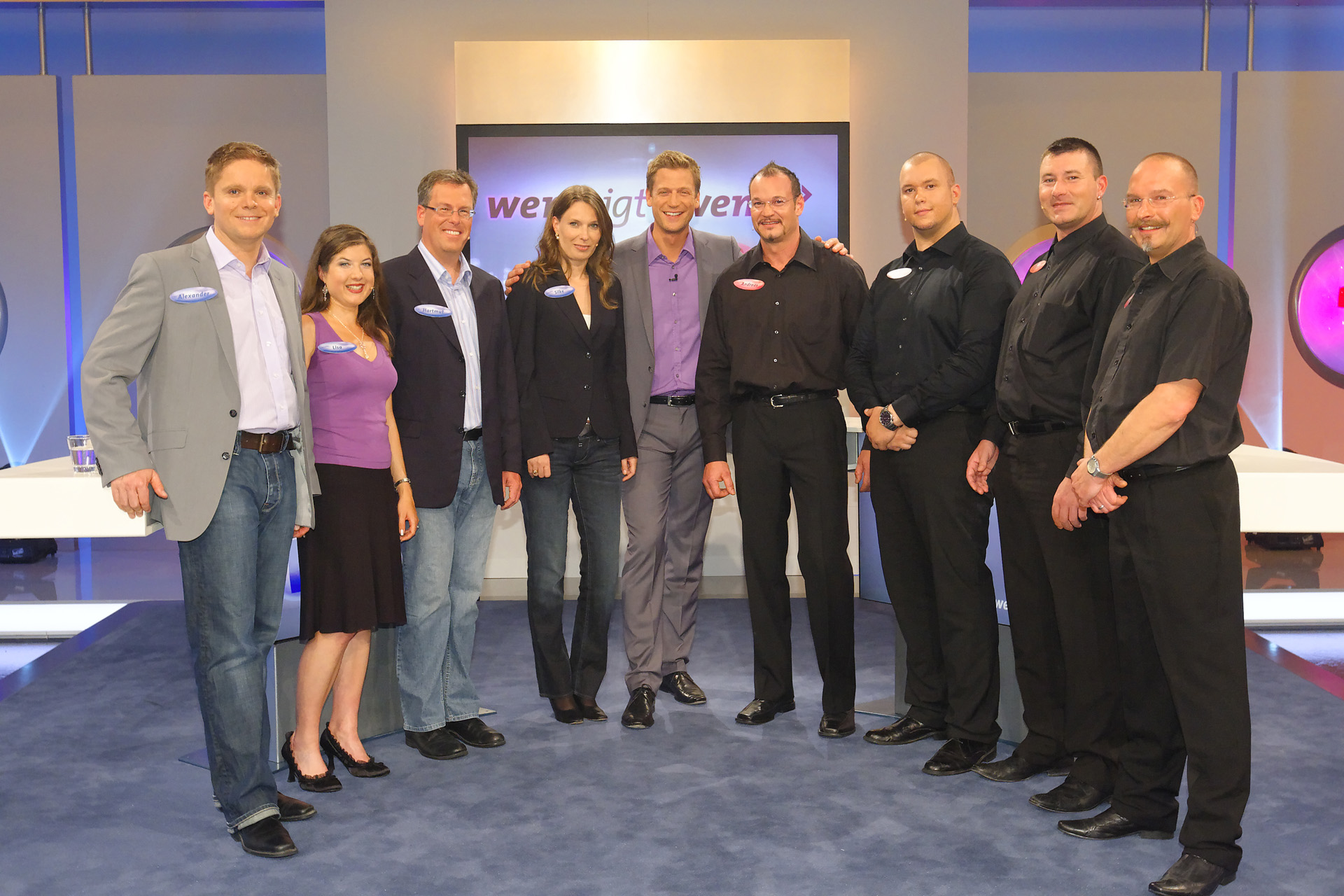 Alex (ganz links) bei